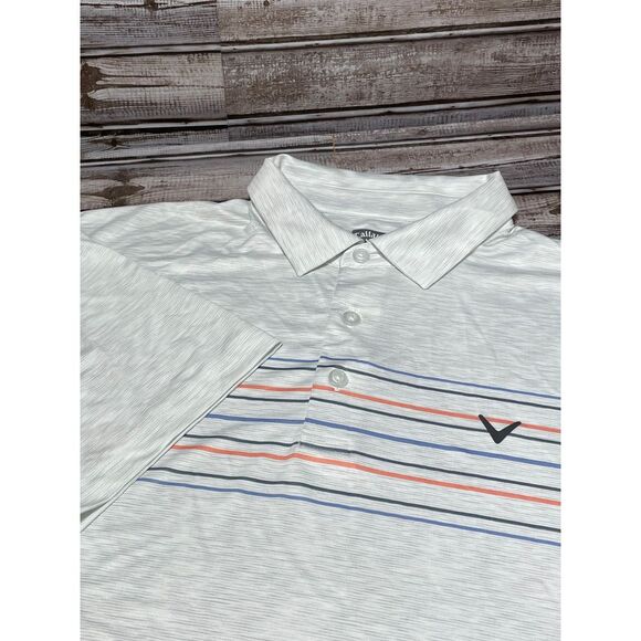 Callaway Men's Golf Polo‎ EUC Heather Gray Size L - Picture 1 of 6